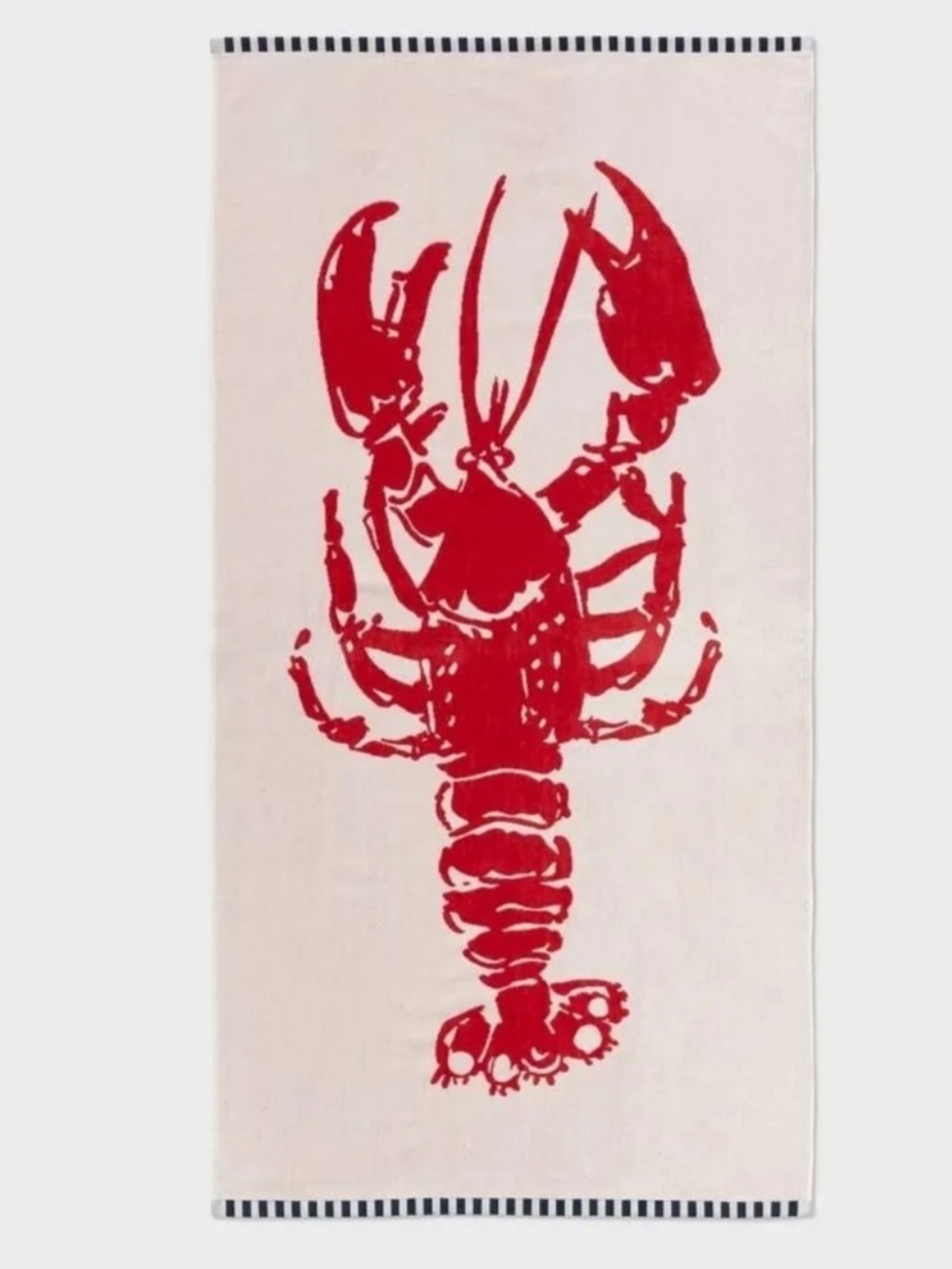 36"x72" Lobster Oversized Beach Towel